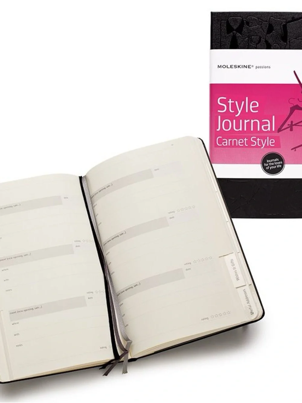 Passion Moleskine Black 5x8.5” Style Journal